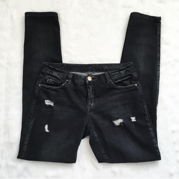 Black Blank NYC Distressed Jeans, size 27 - Picture 1 of 7